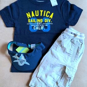 ⛵🦈 Nautica, Gap, Gymboree Outfit Bundle Size 4